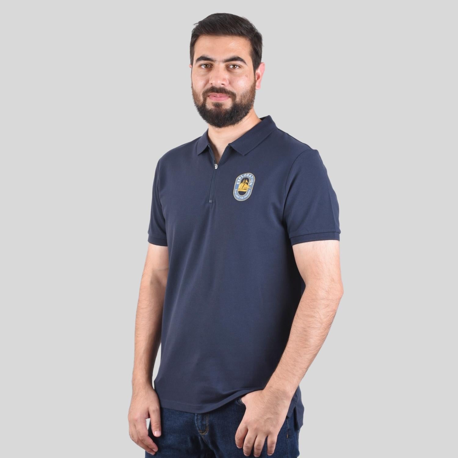 Men's Bold Embroidery Polo