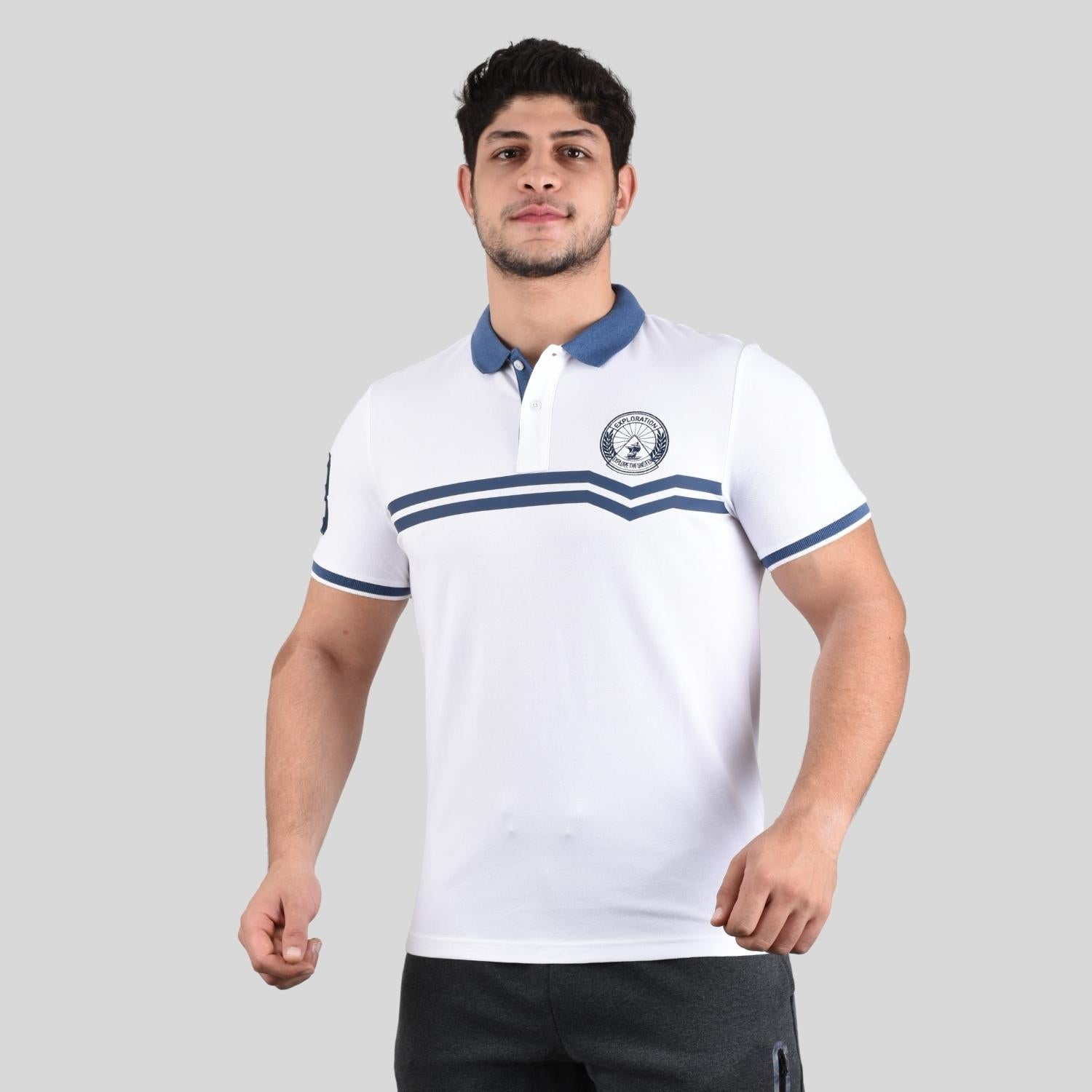 Men's Bold Embroidery Polo