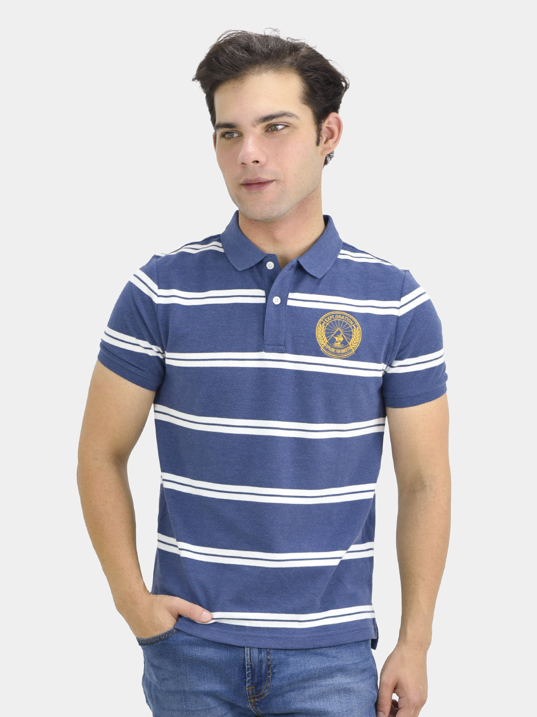 Men's Bold Embroidery Polo