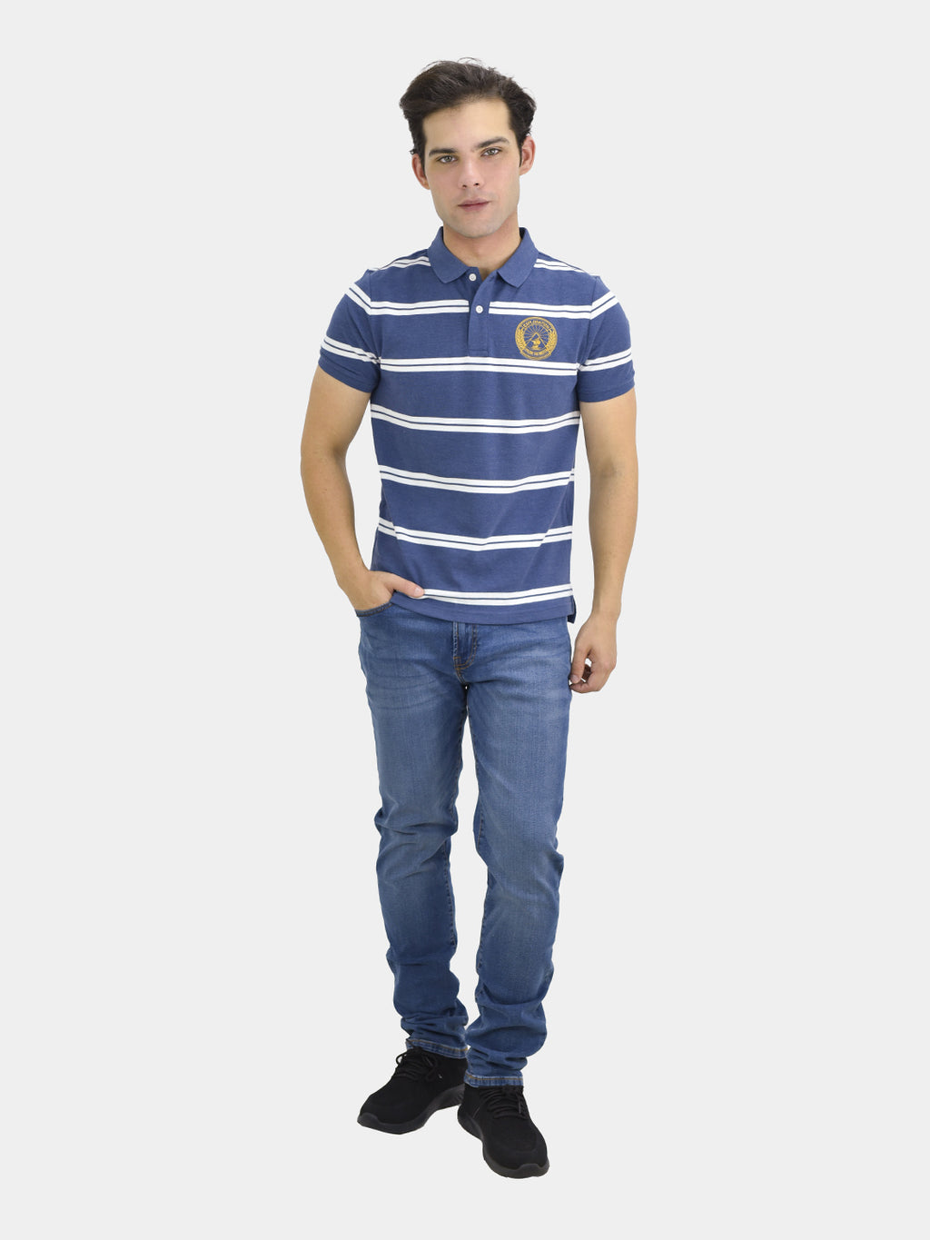 Men's Bold Embroidery Polo