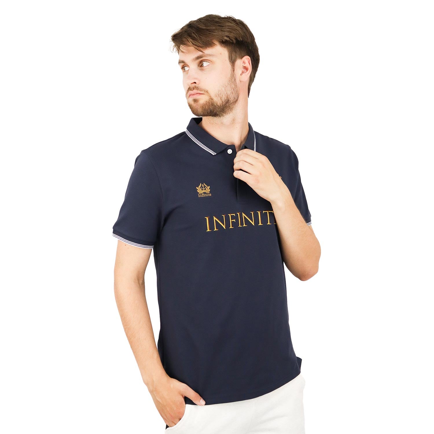 Men's Bold Embroidery Polo