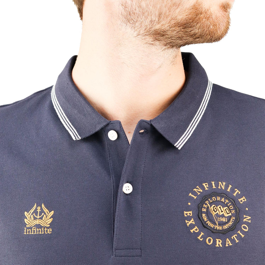 Men's Bold Embroidery Polo