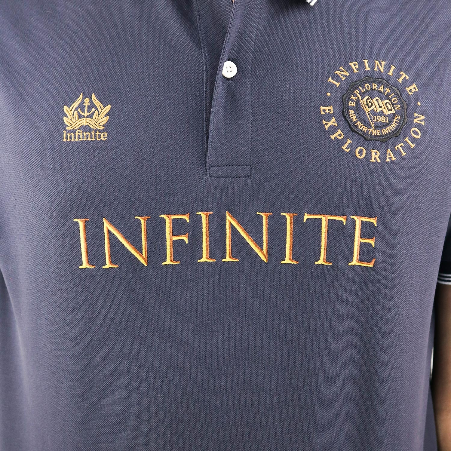 Men's Bold Embroidery Polo