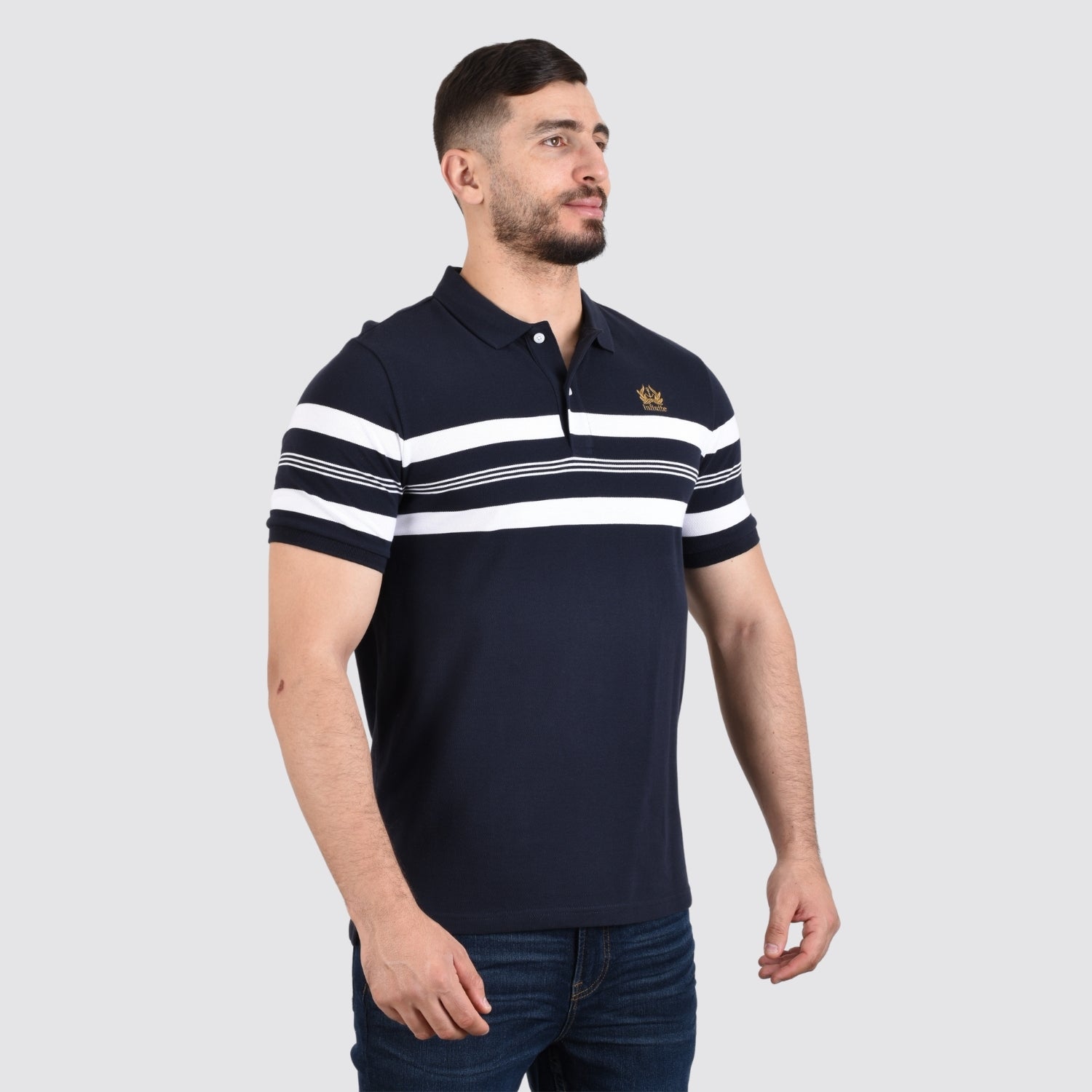 Men's Bold Embroidery Polo