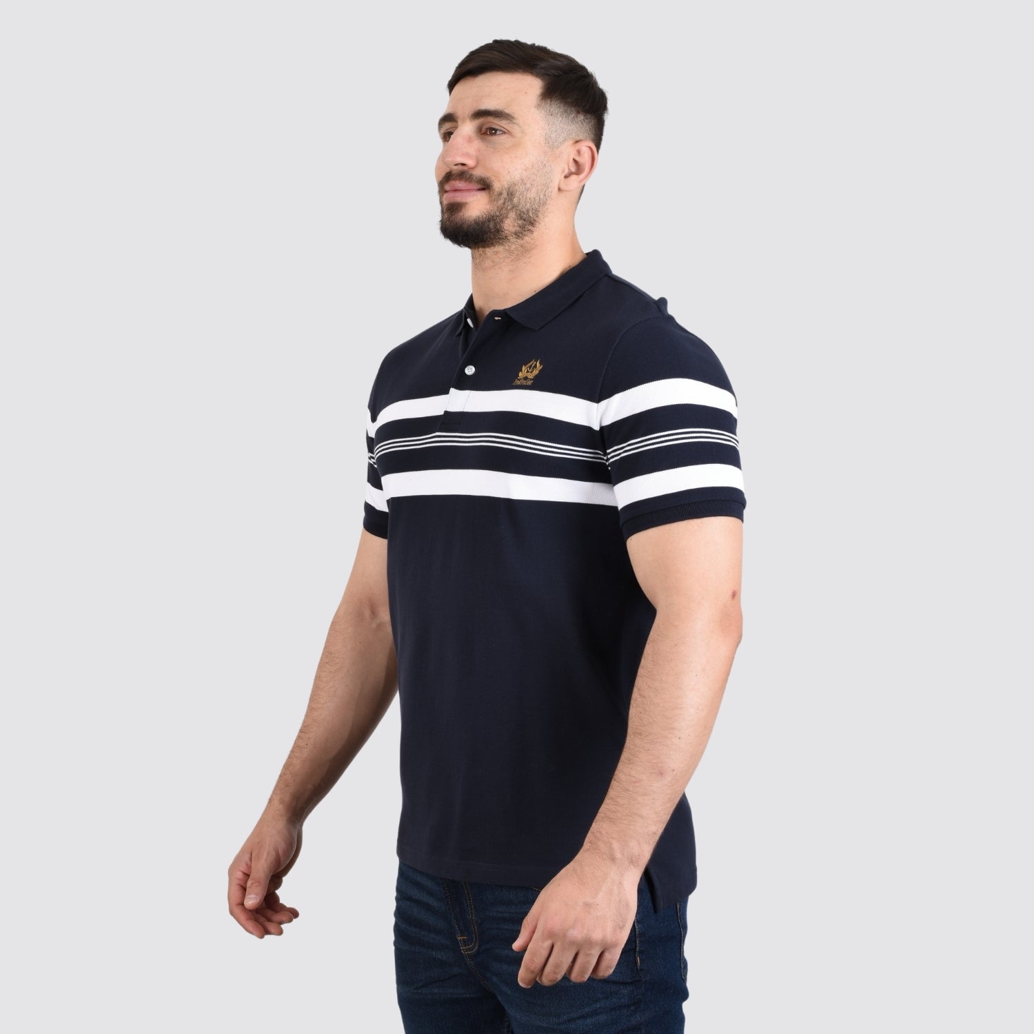Men's Bold Embroidery Polo