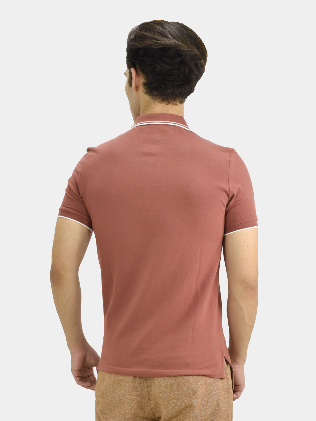 Men's Cotton Lycra Pique Slim Fit Polo