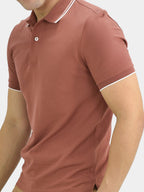 Men's Cotton Lycra Pique Slim Fit Polo