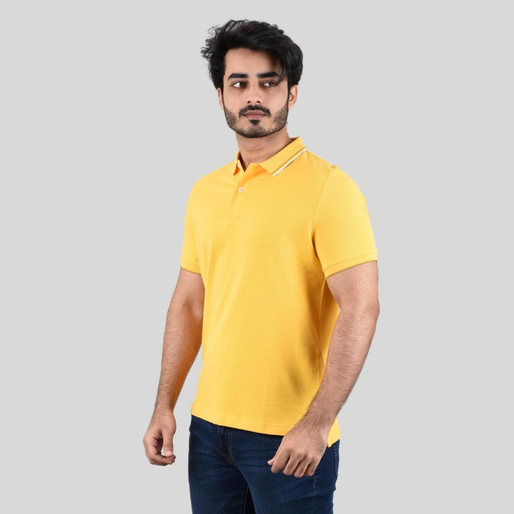 Men's Cotton Lycra Pique Slim Fit Polo