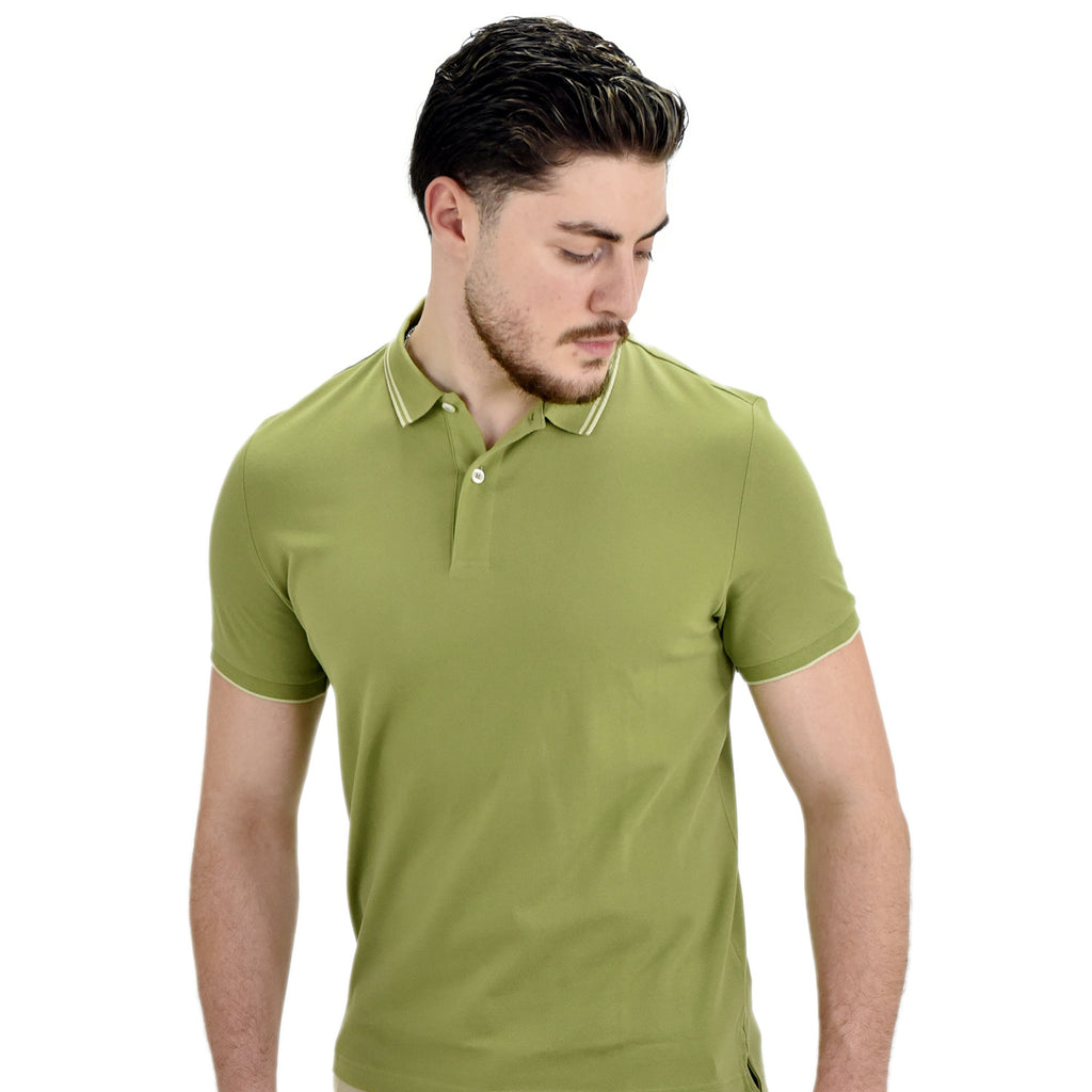 Men's Cotton Lycra Pique Slim Fit Polo