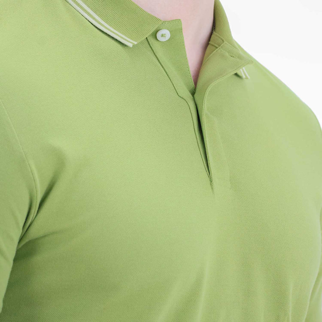 Men's Cotton Lycra Pique Slim Fit Polo