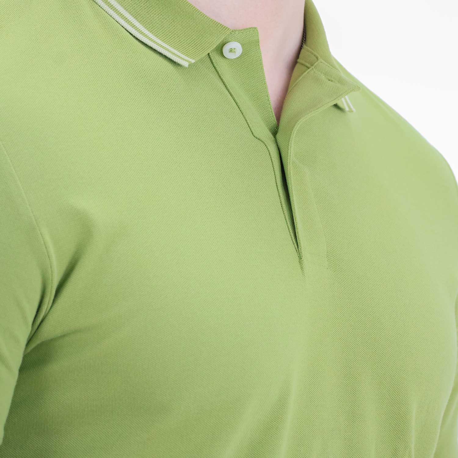 Men's Cotton Lycra Pique Slim Fit Polo
