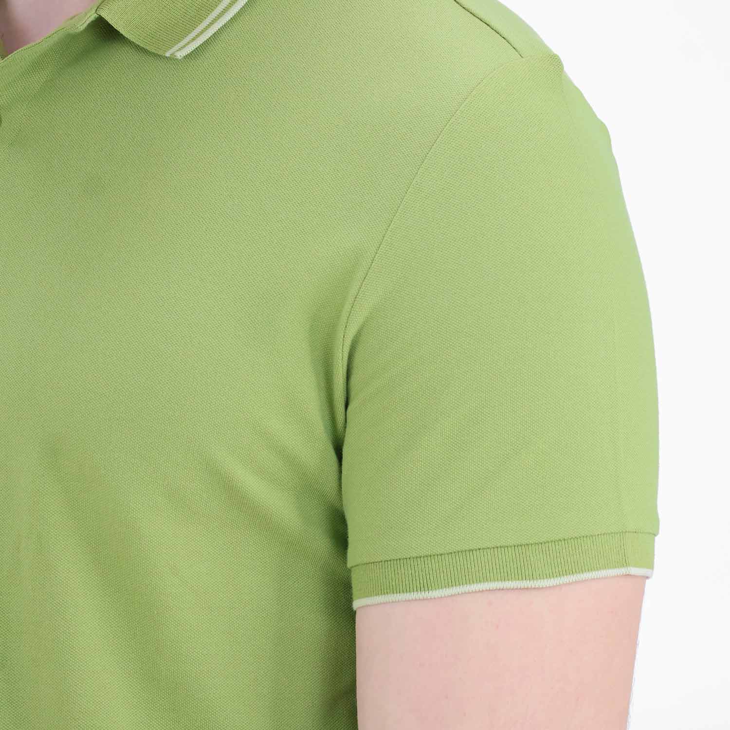 Men's Cotton Lycra Pique Slim Fit Polo