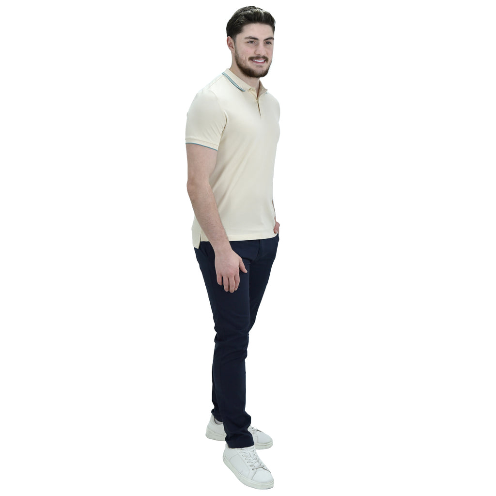 Men's Cotton Lycra Pique Slim Fit Polo
