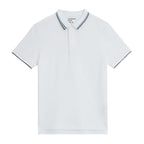 Giordano Men's Cotton Lycra Pique Slim Fit Polo-White