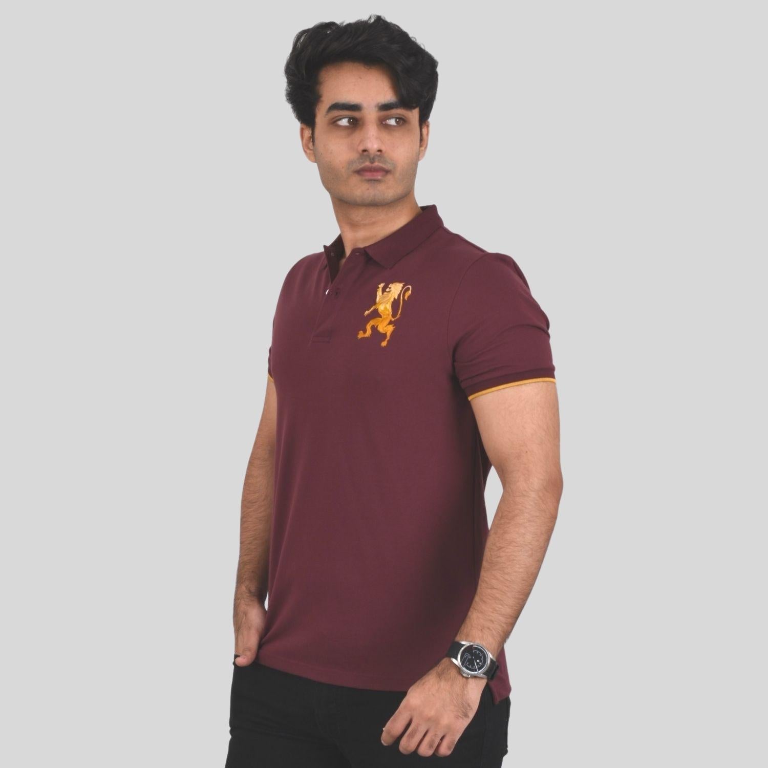 Men's 3D Bold Lion Polo