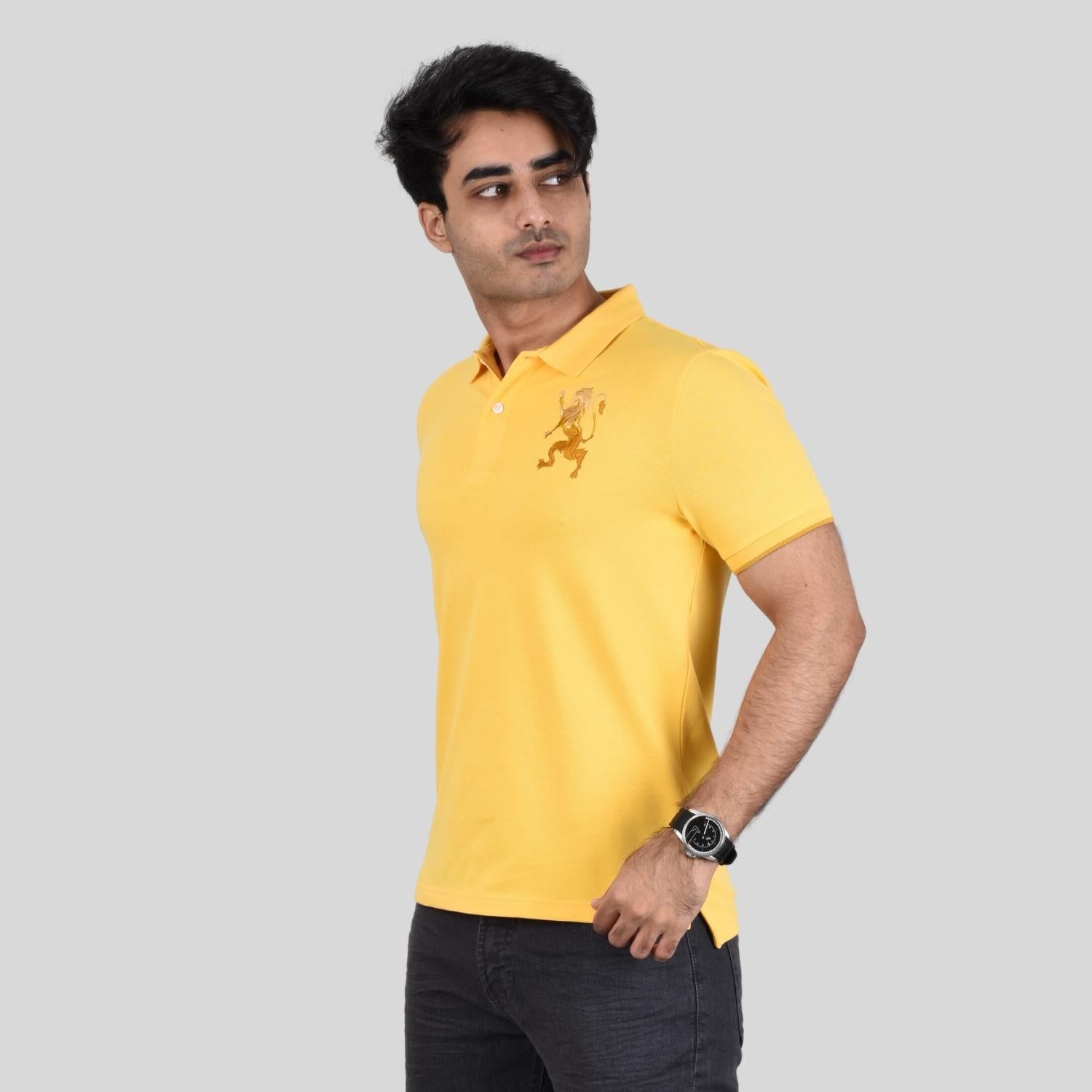 Men's 3D Bold Lion Polo