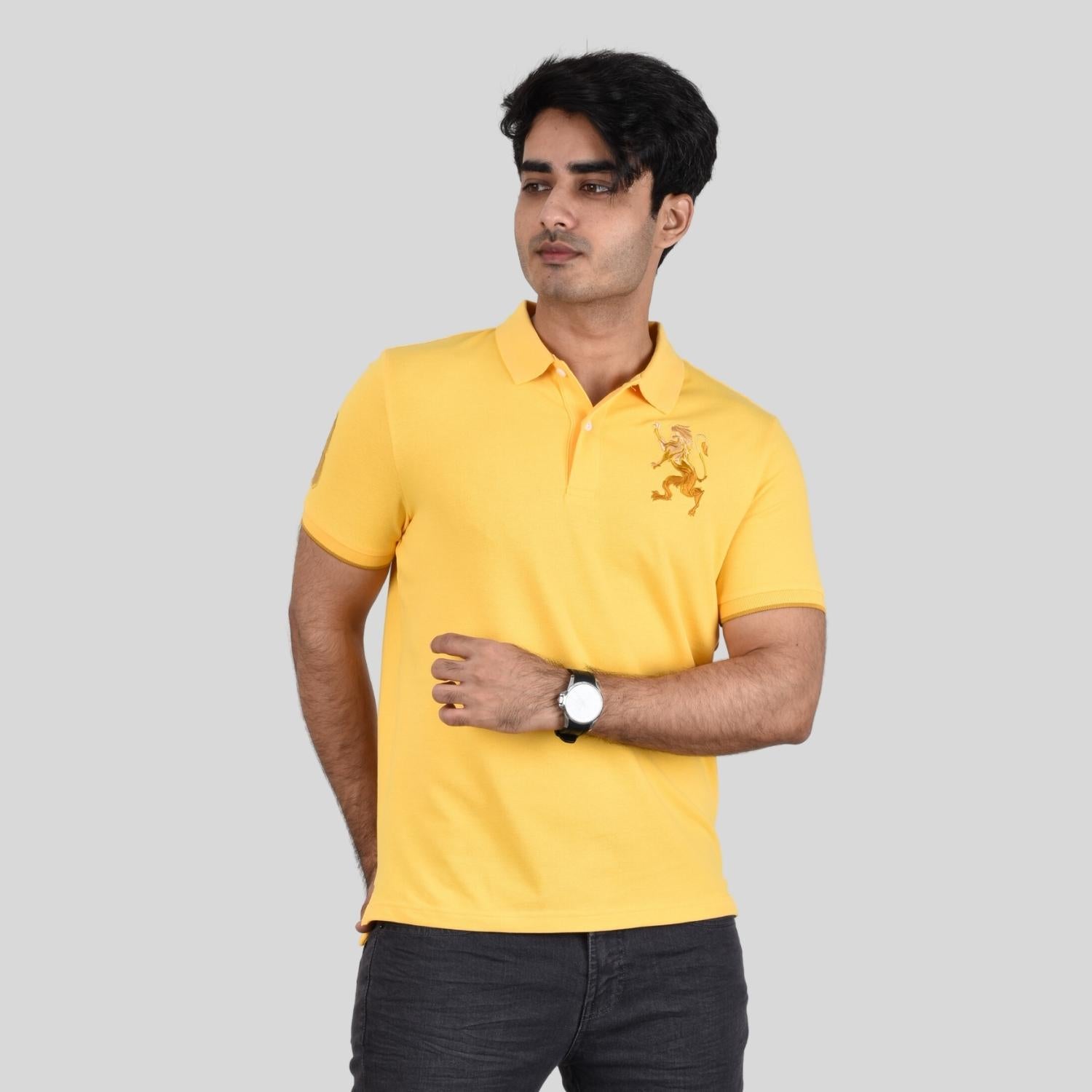 Men's 3D Bold Lion Polo
