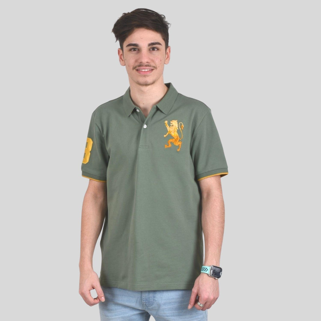 Men's 3D Bold Lion Polo