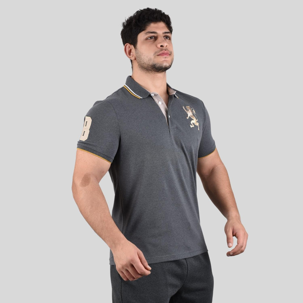 Men's 3D Bold Lion Polo