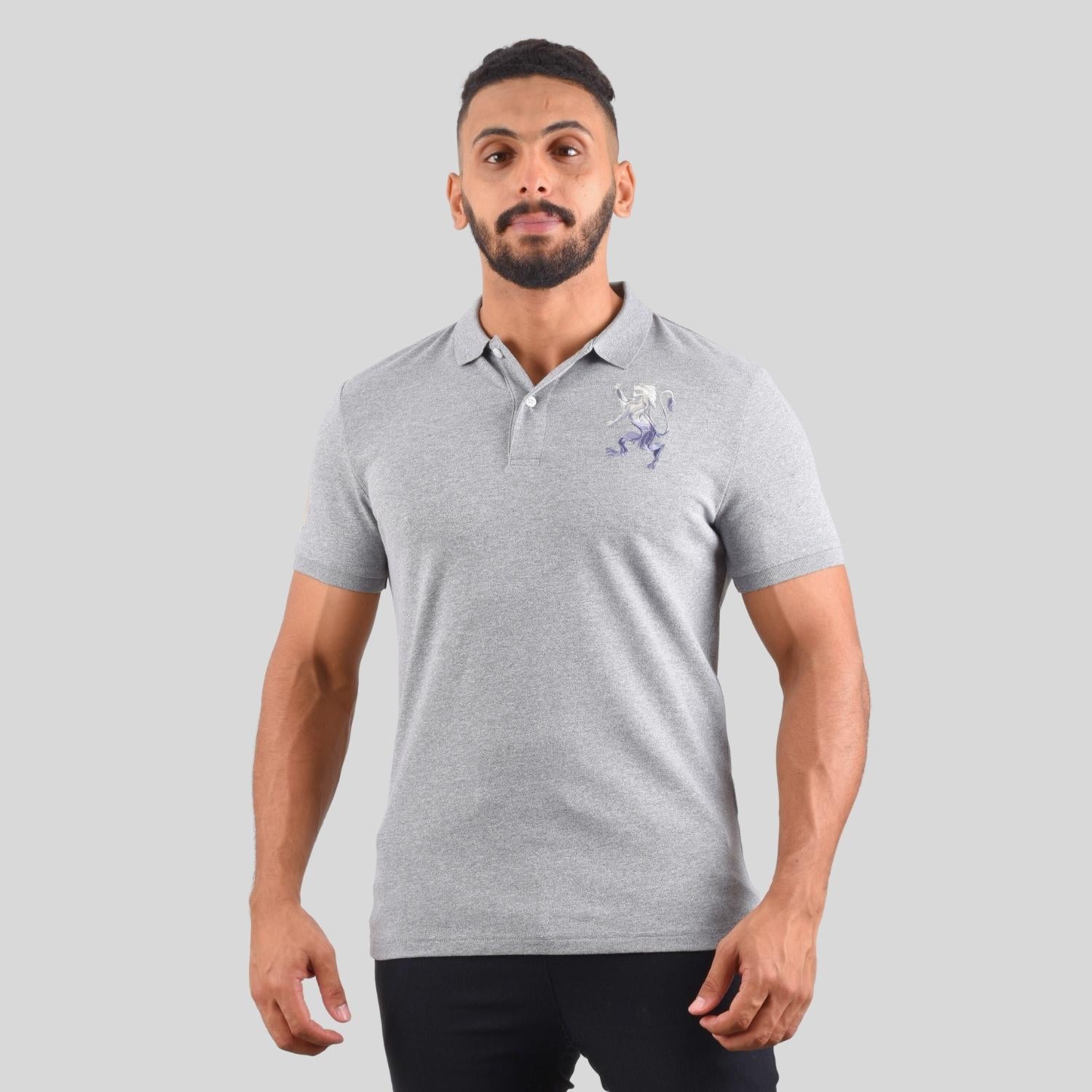 Men's 3D Bold Lion Polo