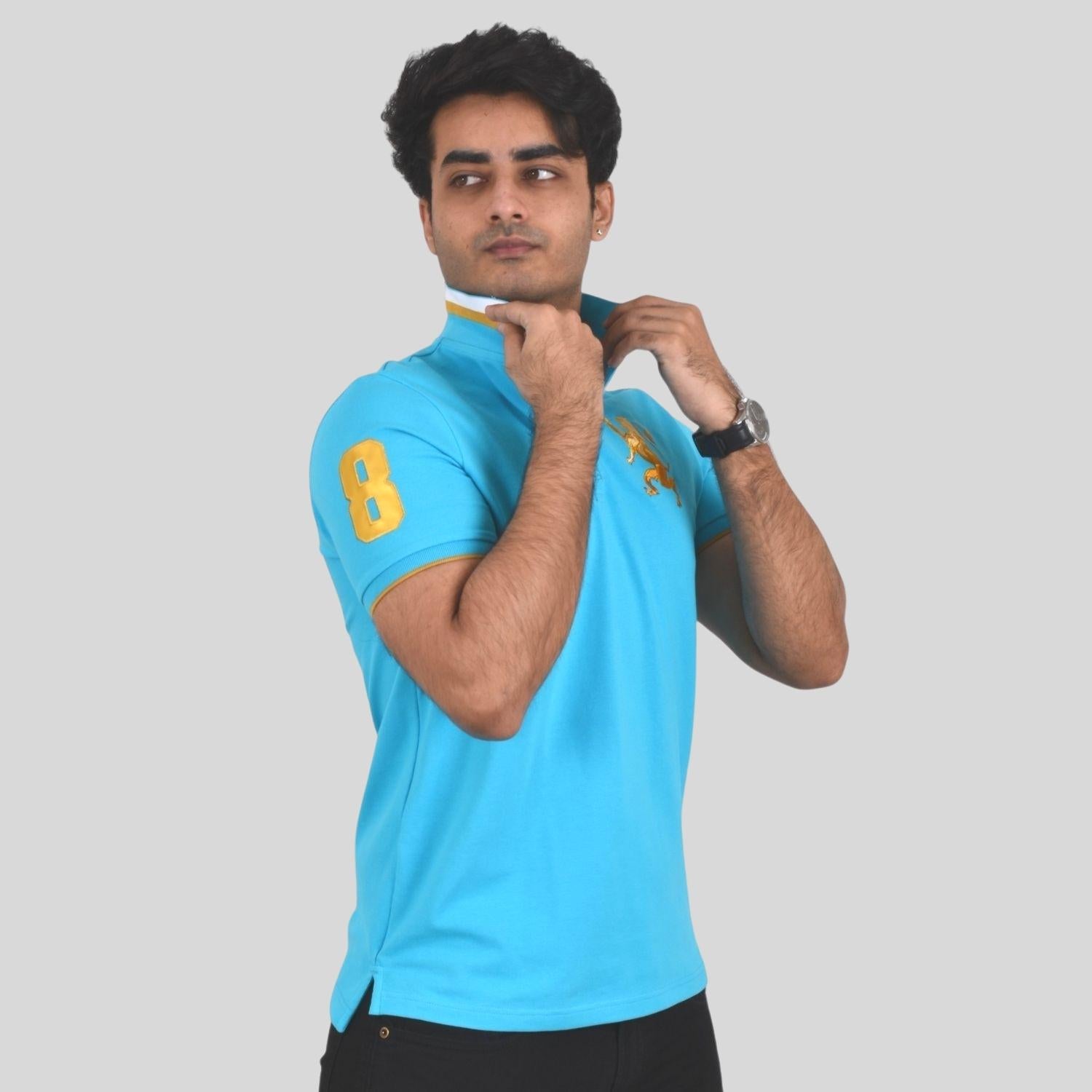 Men's 3D Bold Lion Polo