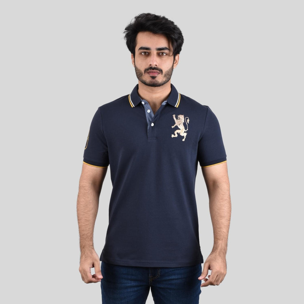 Men's 3D Bold Lion Polo