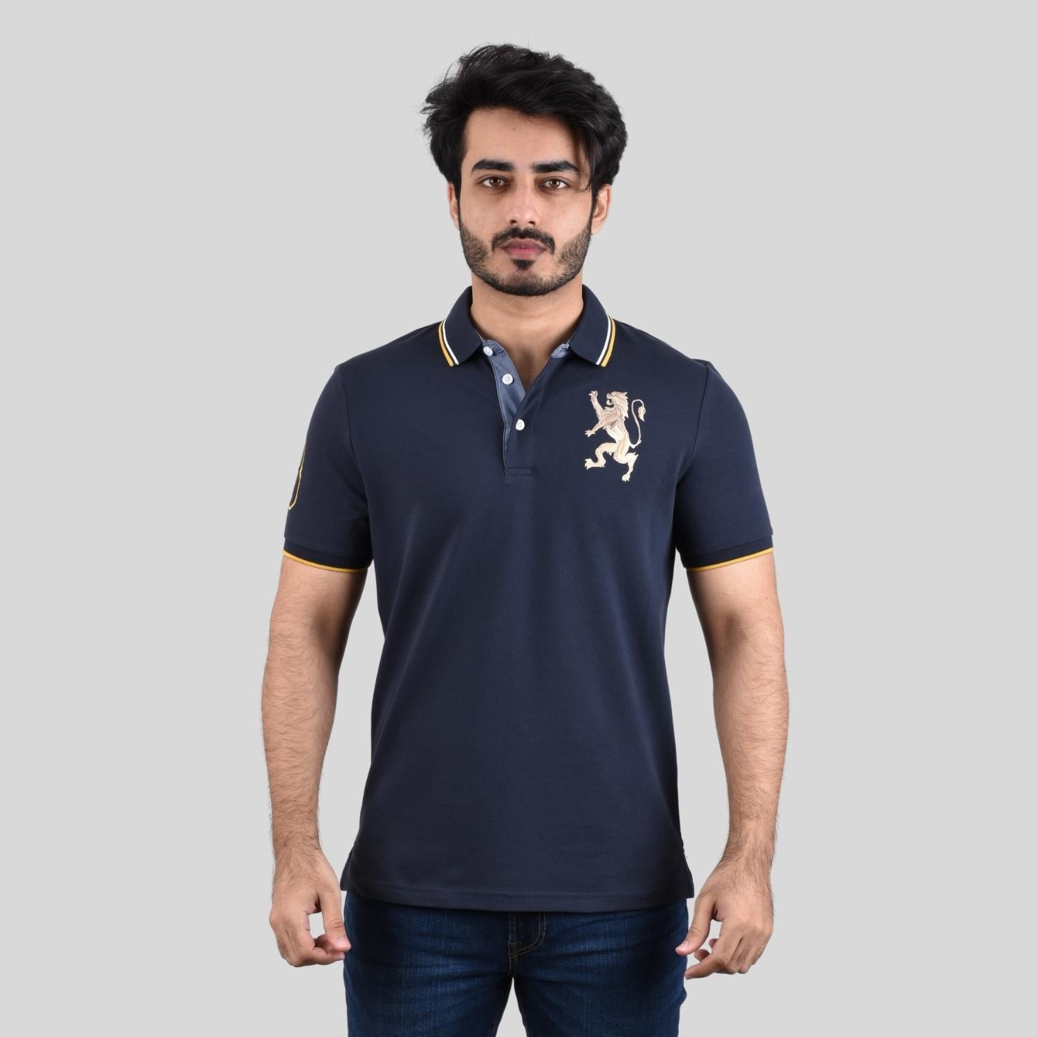 Men's 3D Bold Lion Polo