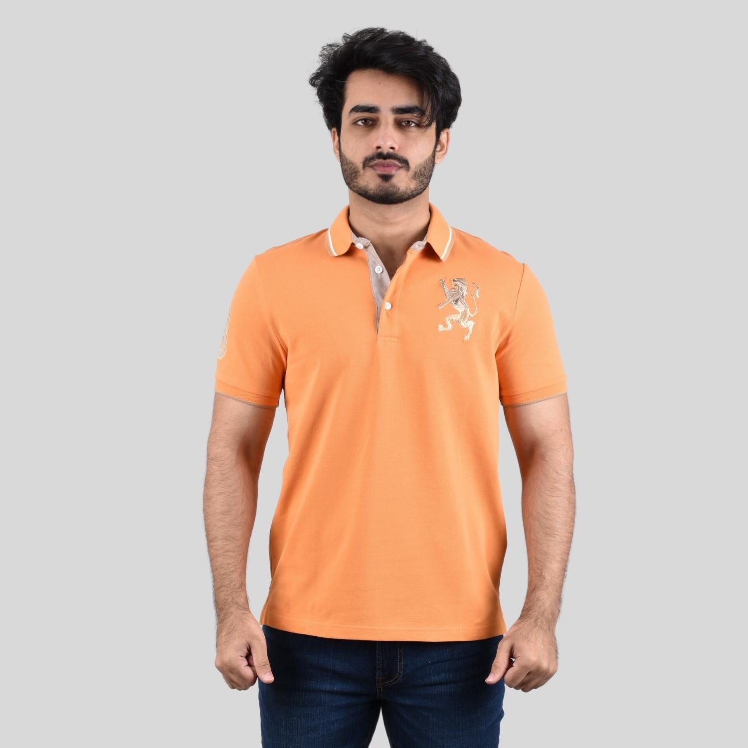 Men's 3D Bold Lion Polo