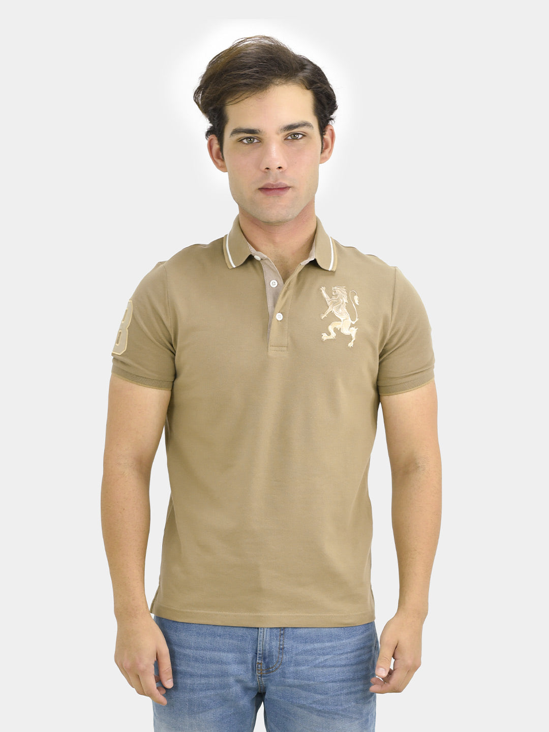 Men's 3D Bold Lion Polo
