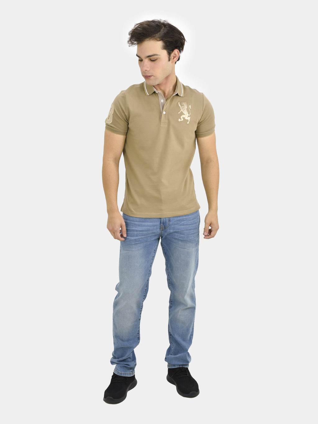 Men's 3D Bold Lion Polo