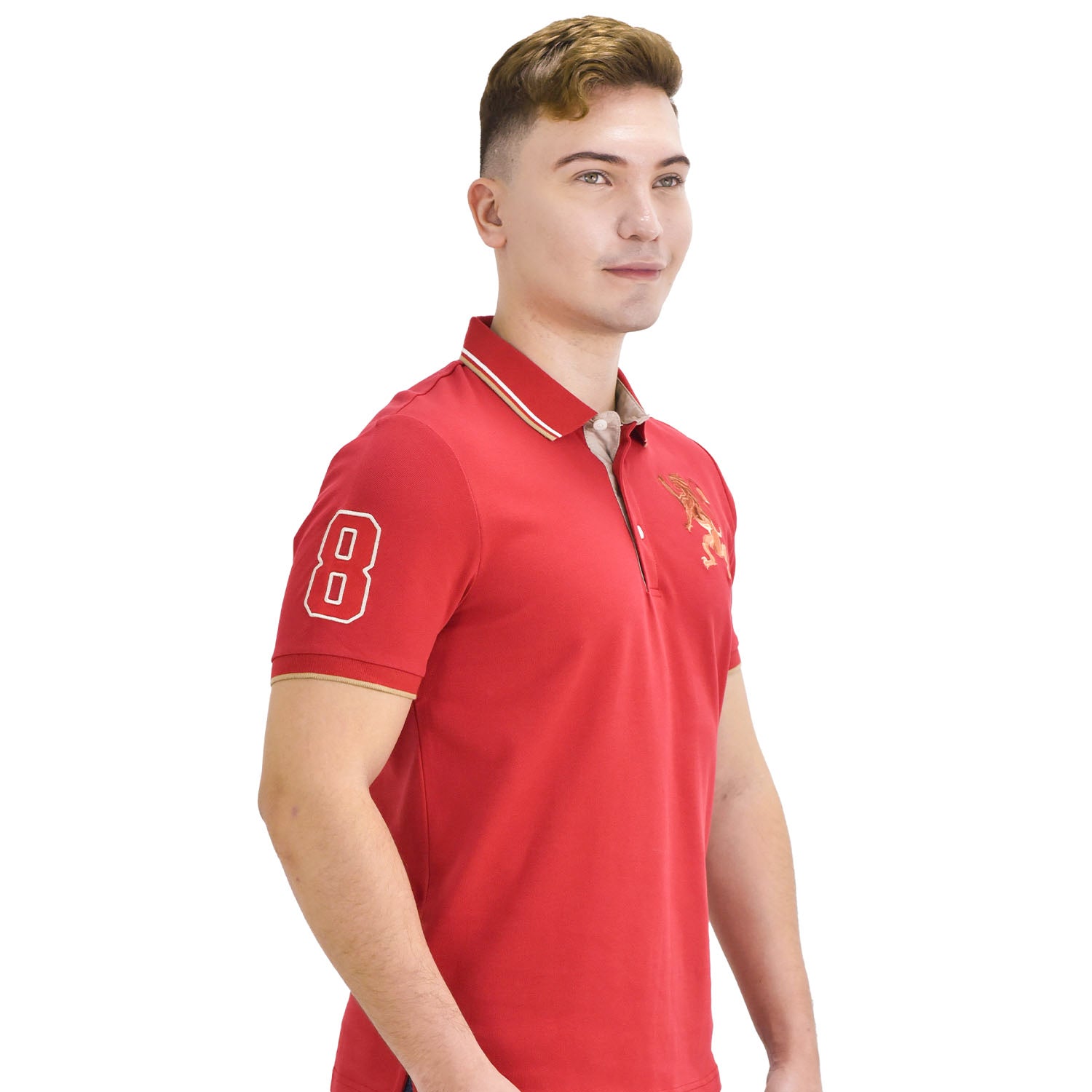 Men's 3D Bold Lion Polo