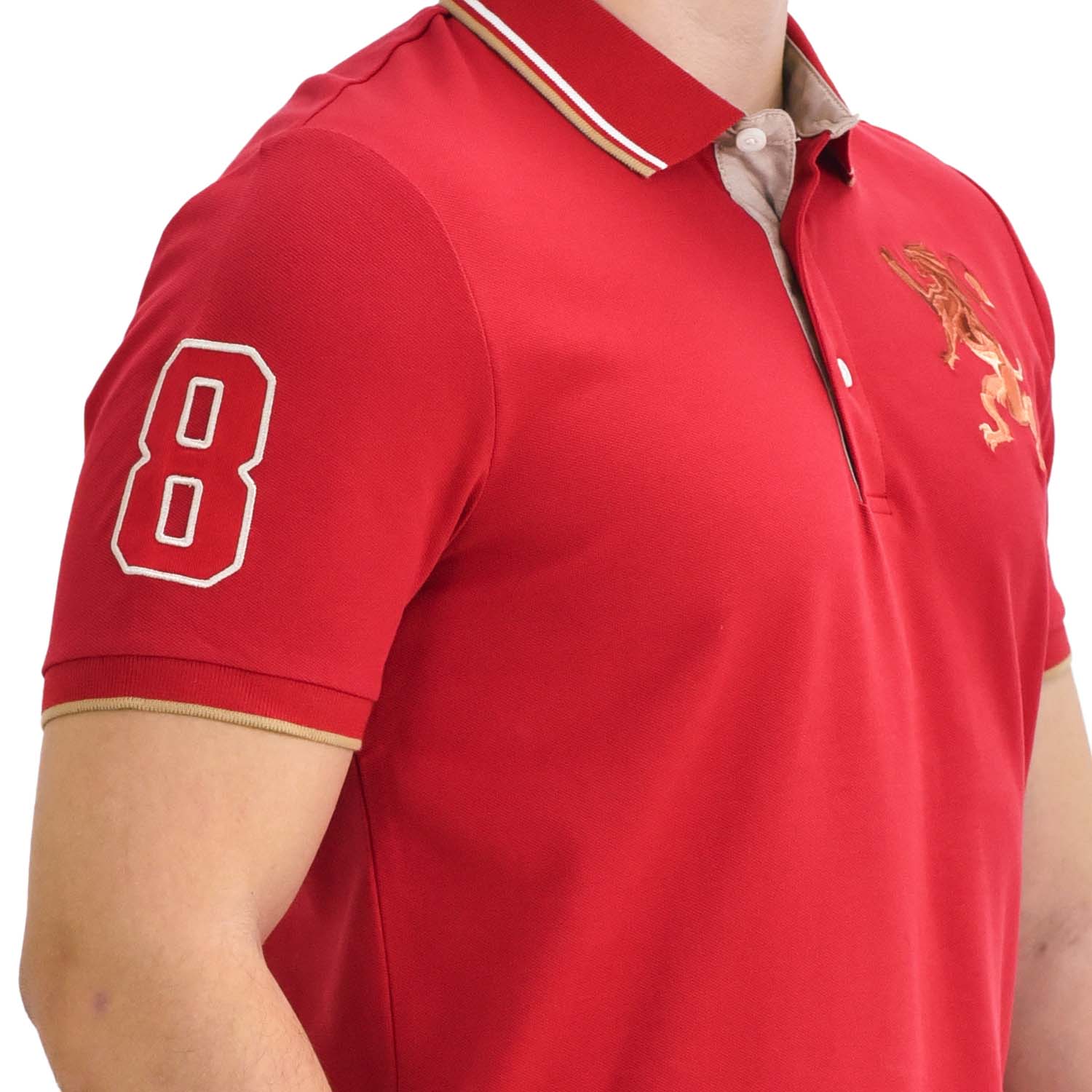 Men's 3D Bold Lion Polo