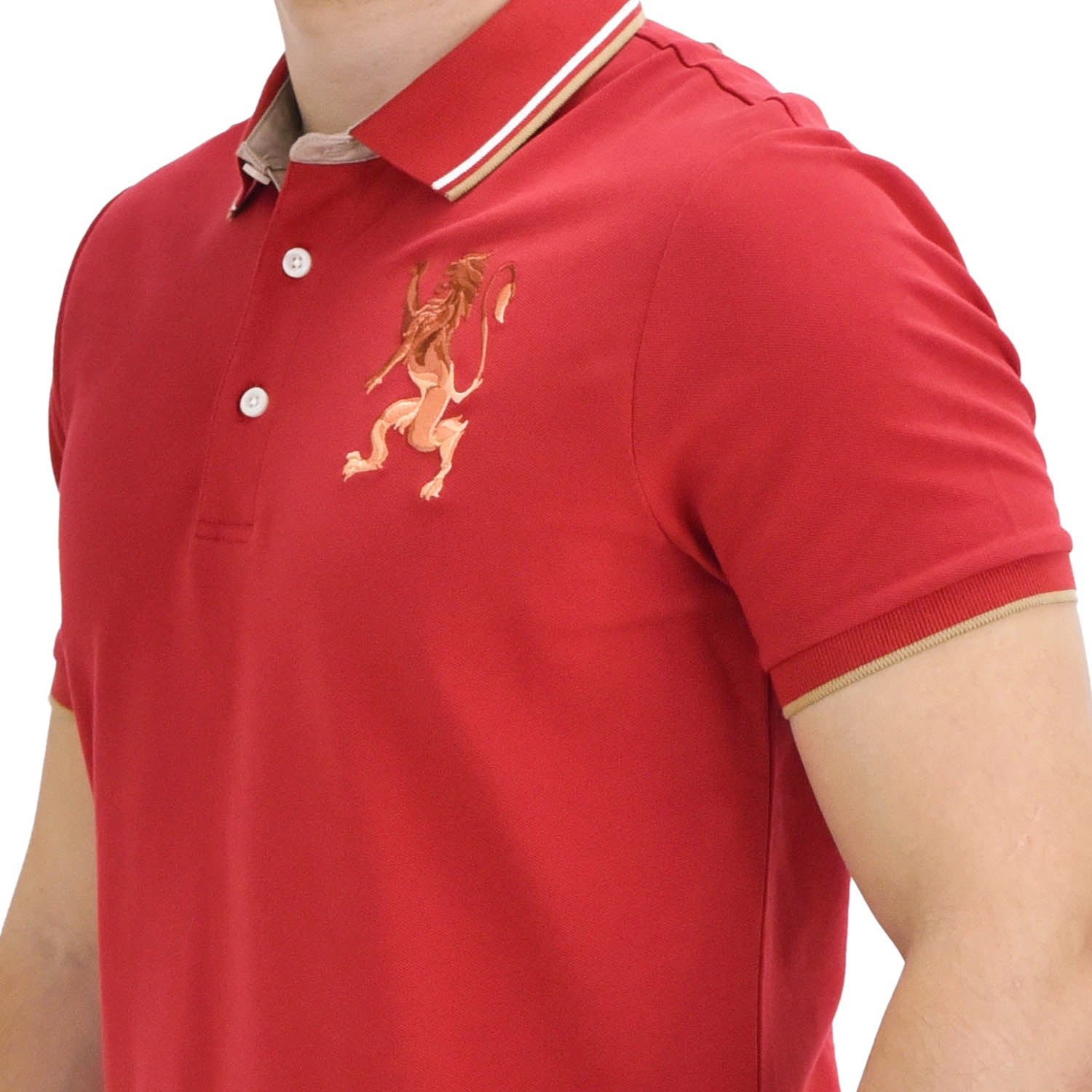 Men's 3D Bold Lion Polo