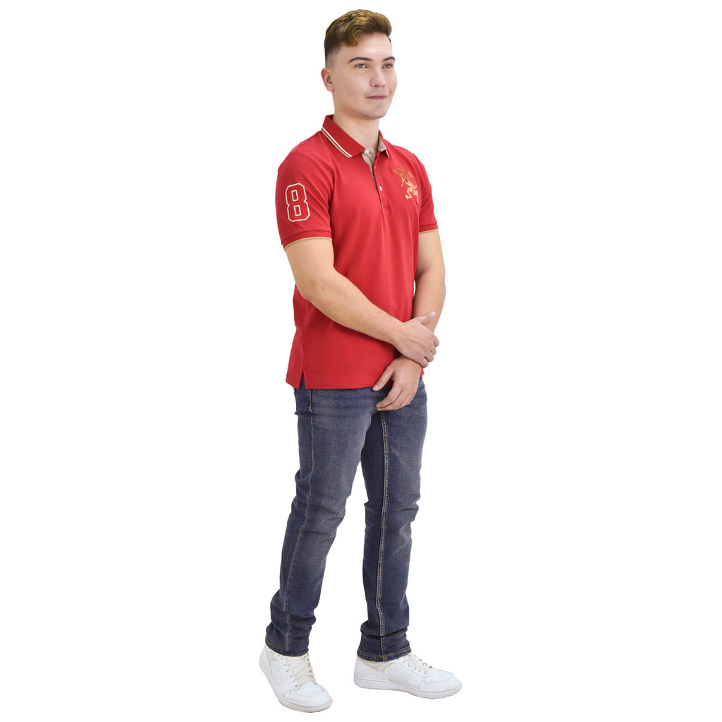 Men's 3D Bold Lion Polo
