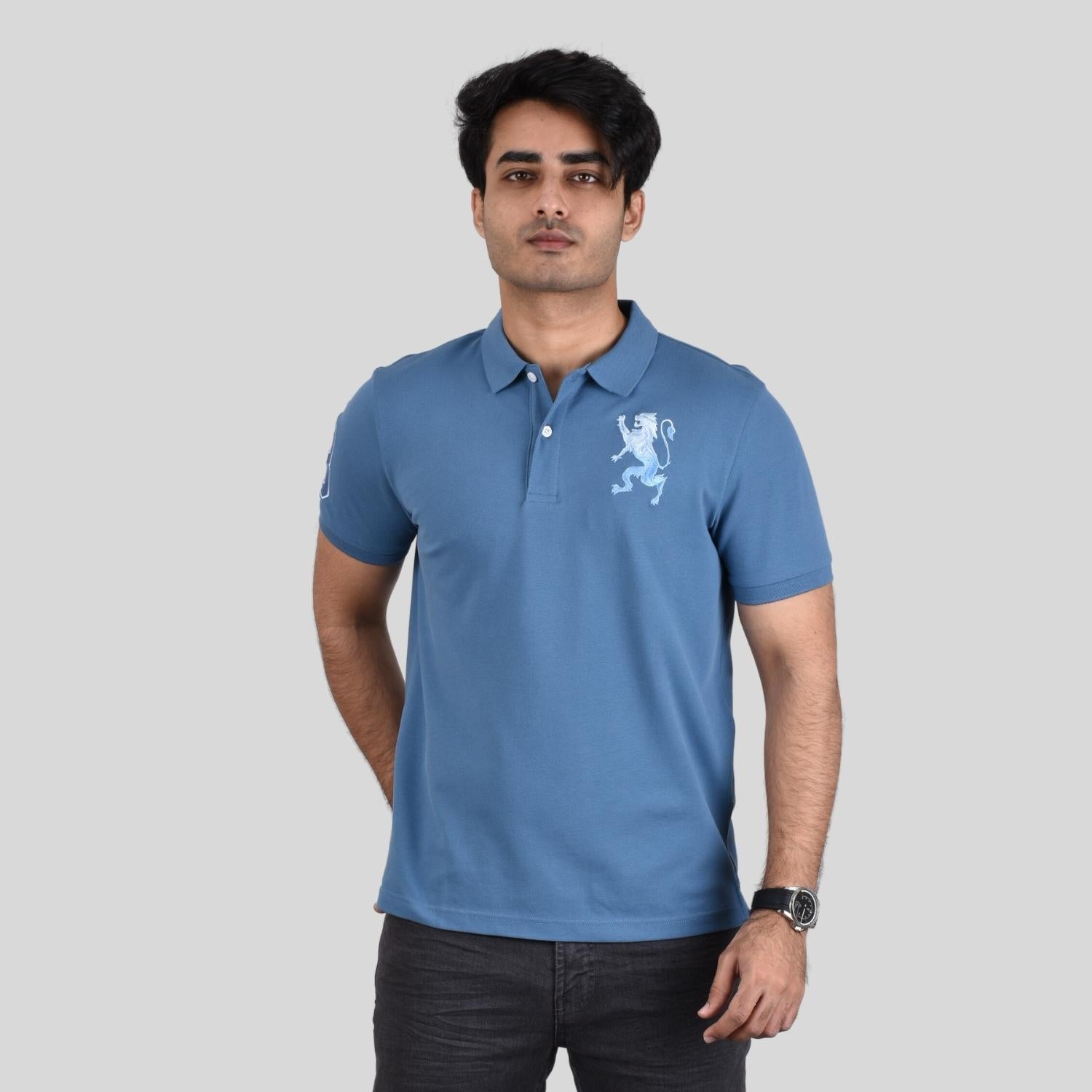 Men's 3D Bold Lion Polo