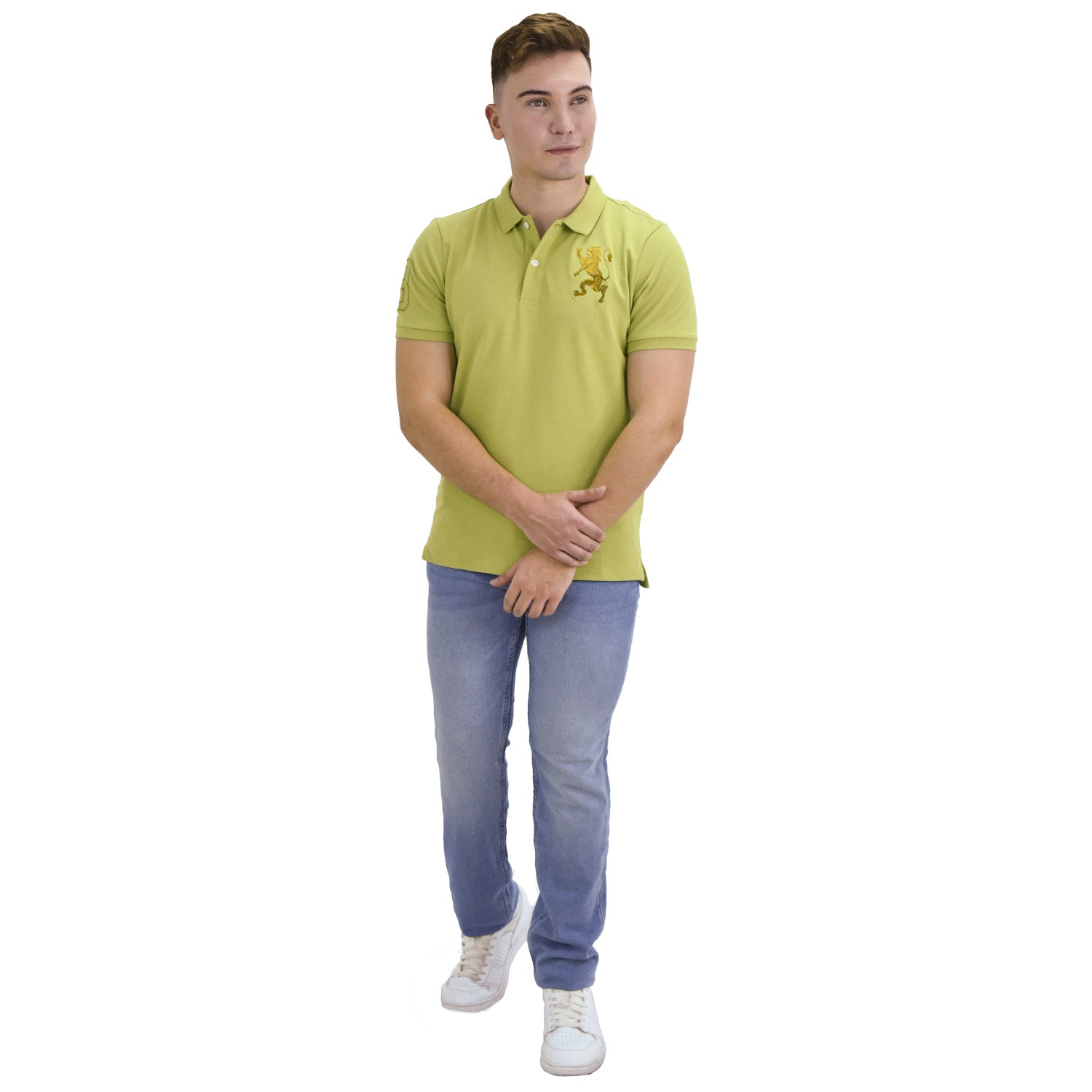 Men's 3D Bold Lion Polo