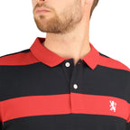 Men's Cotton Blend Stripe Short Sleeve Polo