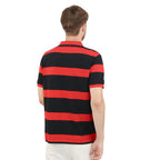 Men's Cotton Blend Stripe Short Sleeve Polo