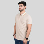 Men's Slim Fit Cotton Polo Shirt With Sailboat Embroidery