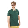 Men's Slim Fit Cotton Polo Shirt With Sailboat Embroidery
