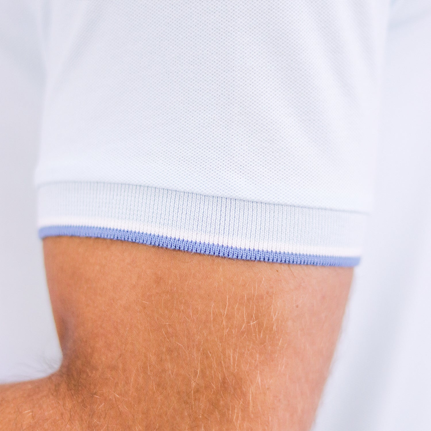 Men's Slim Fit Cotton Polo Shirt With Sailboat Embroidery