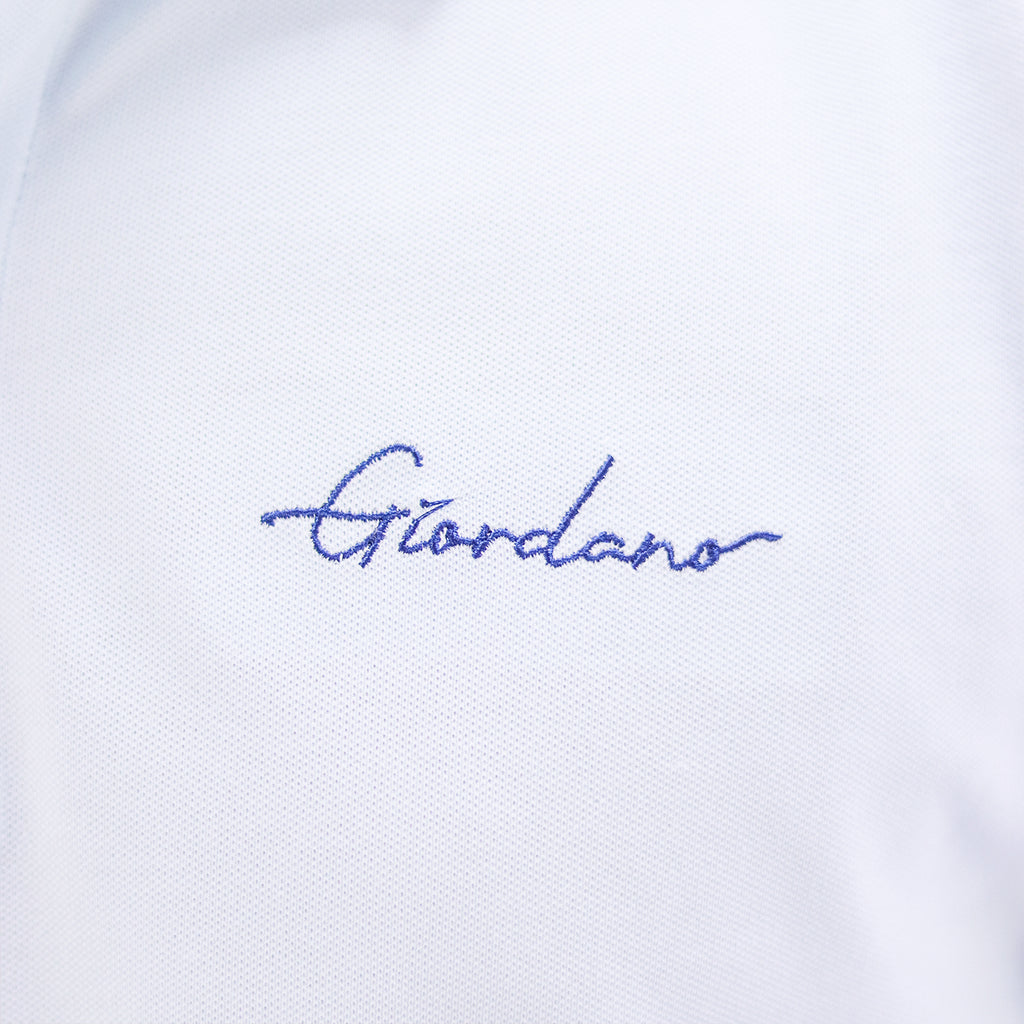 Men's Slim Fit Cotton Polo Shirt With Sailboat Embroidery