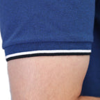 Men's Slim Fit Cotton Polo Shirt With Sailboat Embroidery