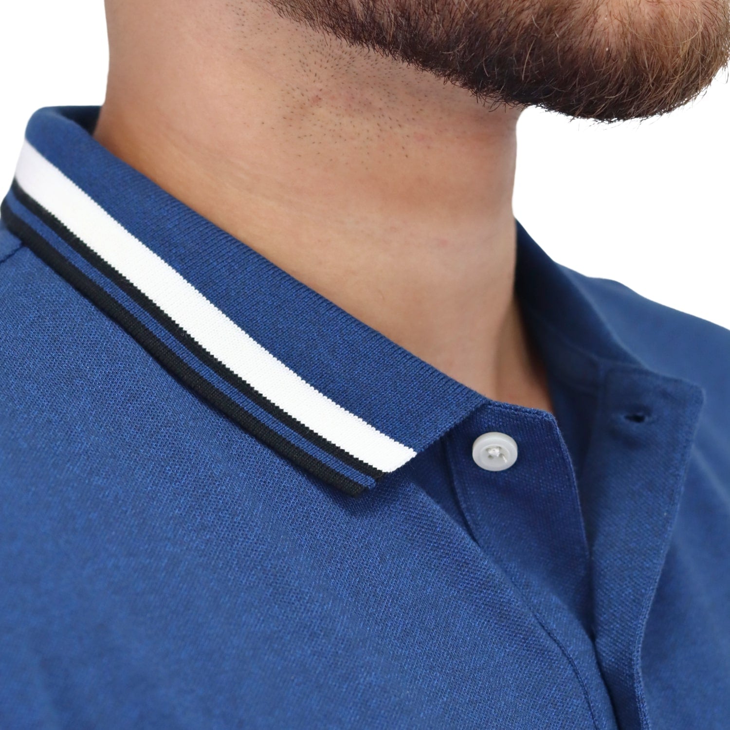Men's Slim Fit Cotton Polo Shirt With Sailboat Embroidery