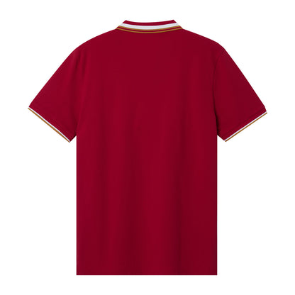 Men's Slim Fit Cotton Polo Shirt With Sailboat Embroidery