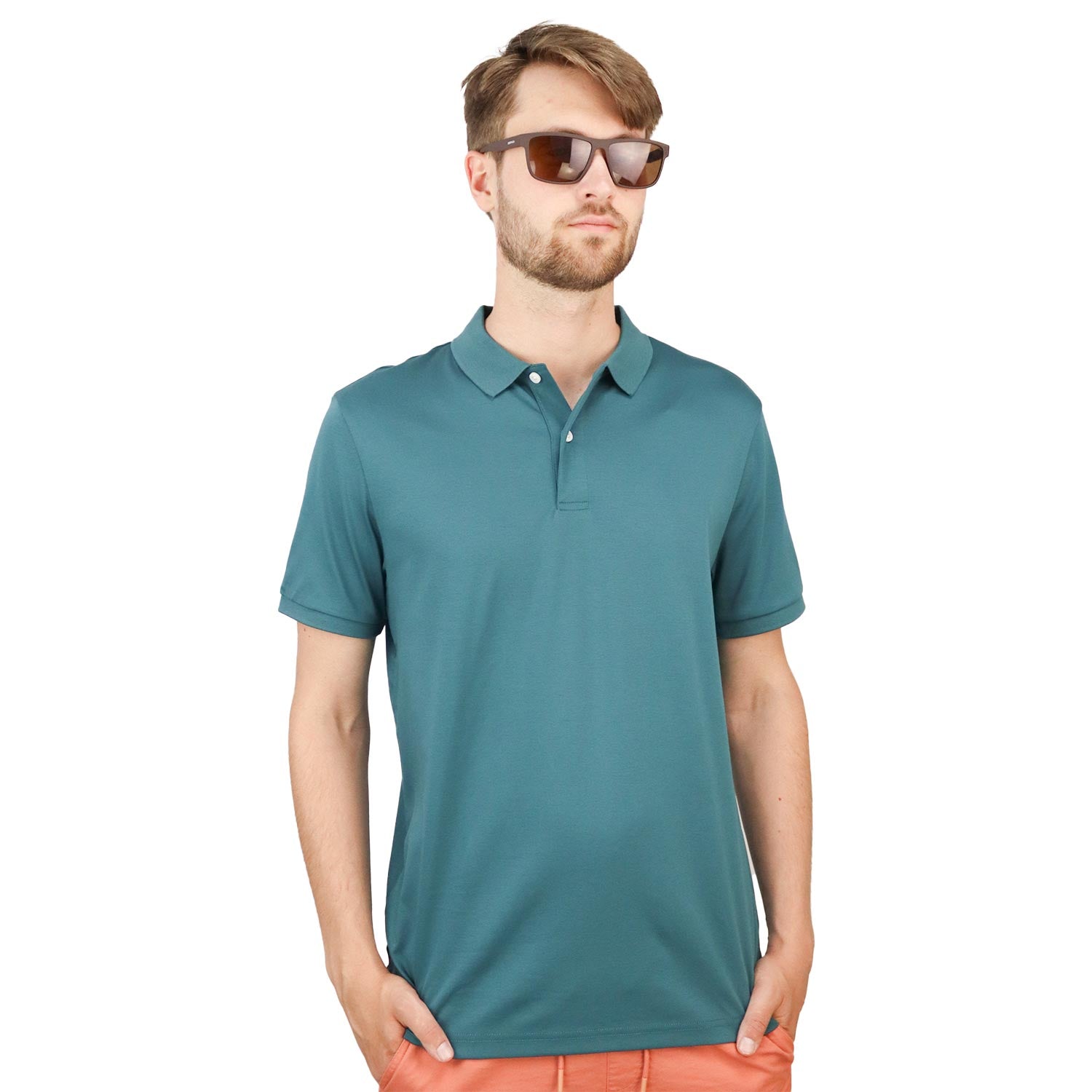 Men's Liquid Touch Polo: Slim Fit Comfort & Lasting Color
