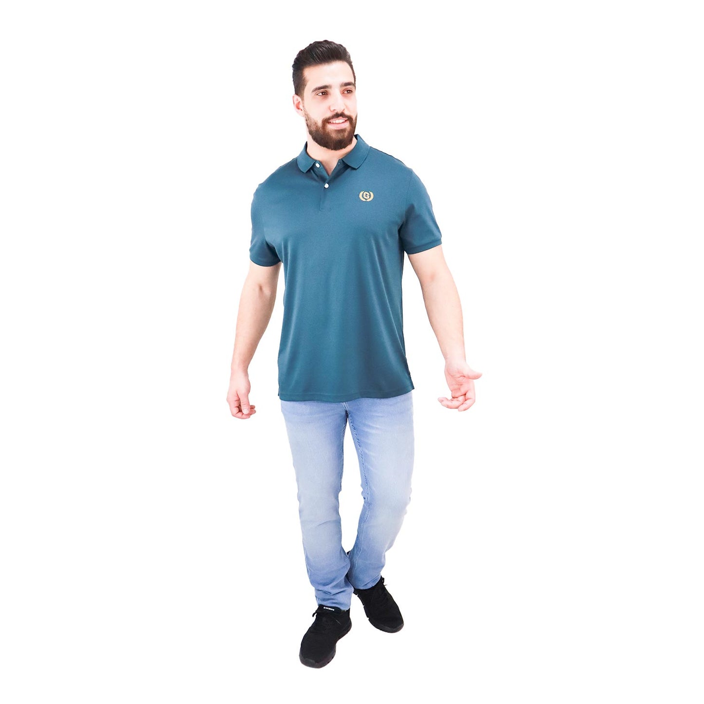 Men's Liquid Touch Polo: Slim Fit Comfort & Lasting Color