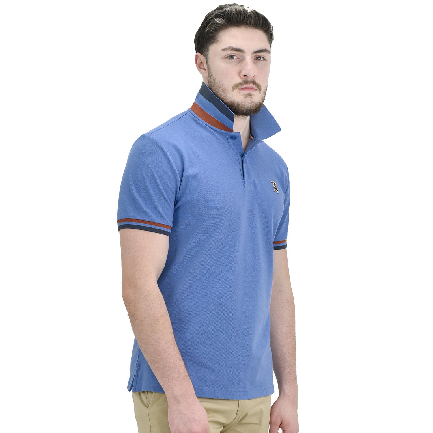 Giordano Men's Performance Polo-Blue
