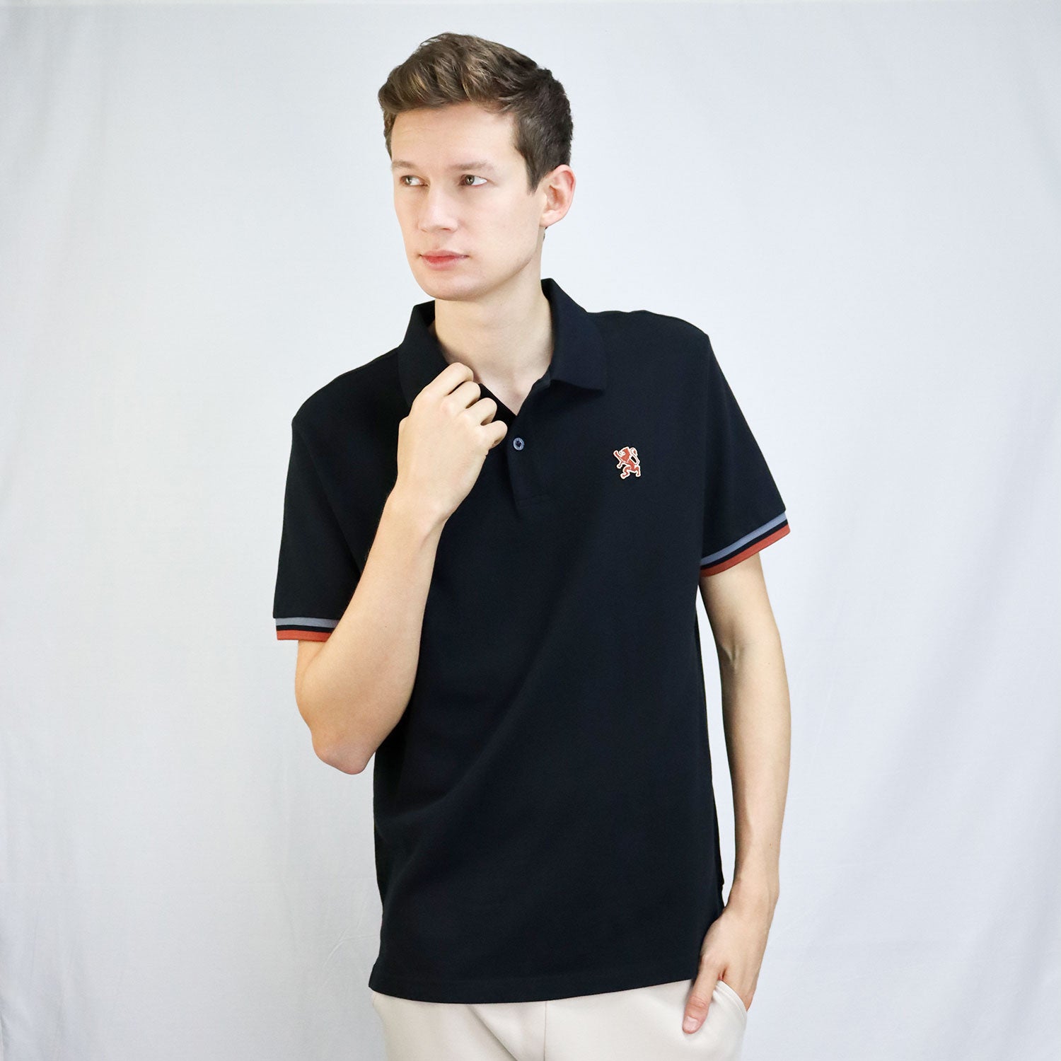 Giordano Men's Performance Polo-Black