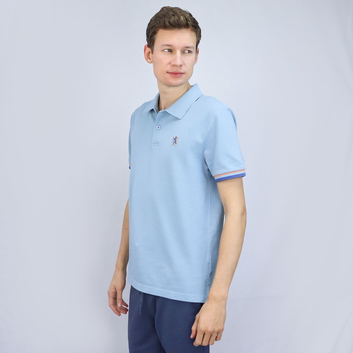 Giordano Men's Performance Polo-Blue